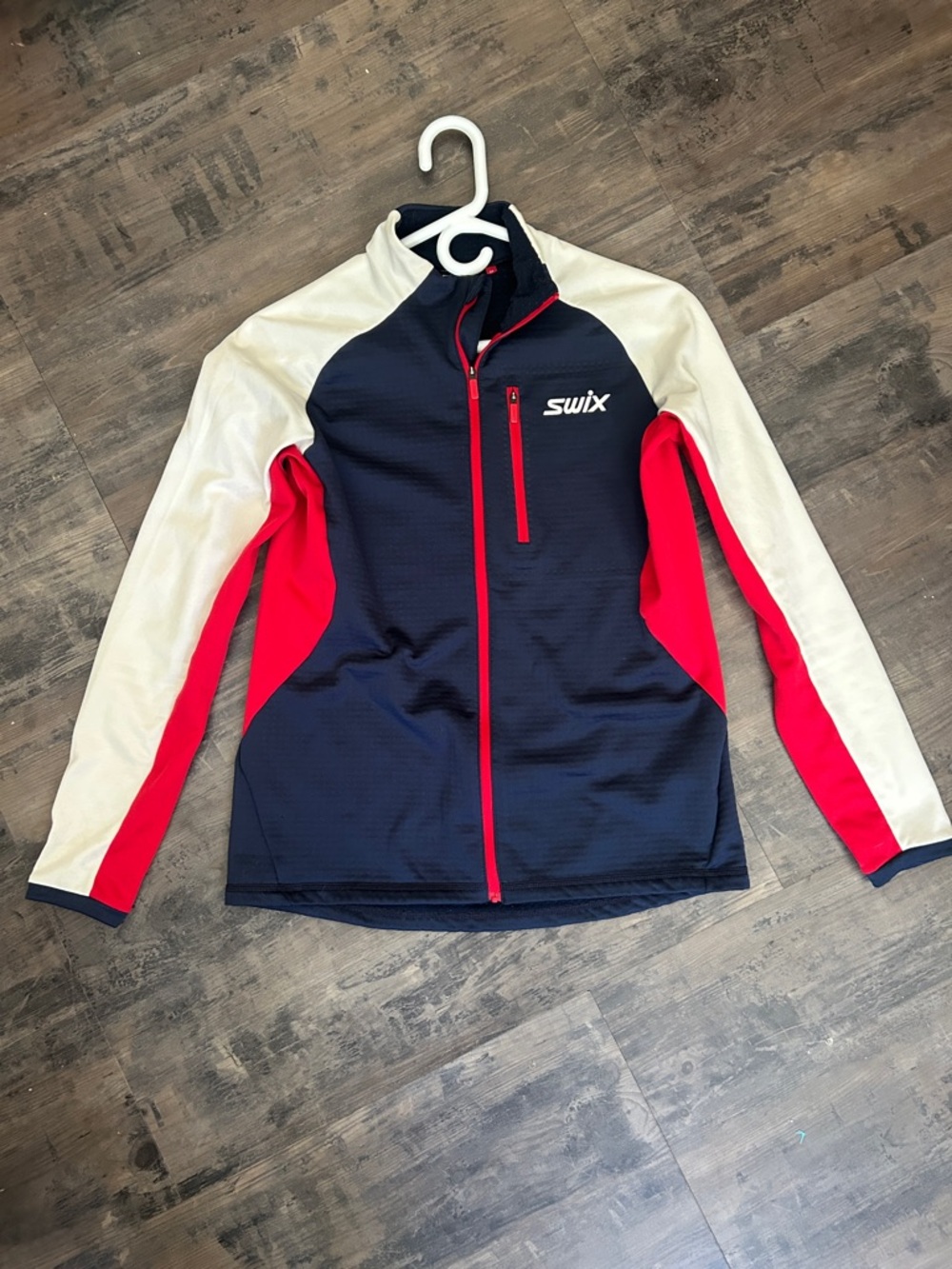 Swix Women's Navy, Red & White Full-Zip Performance Jacket